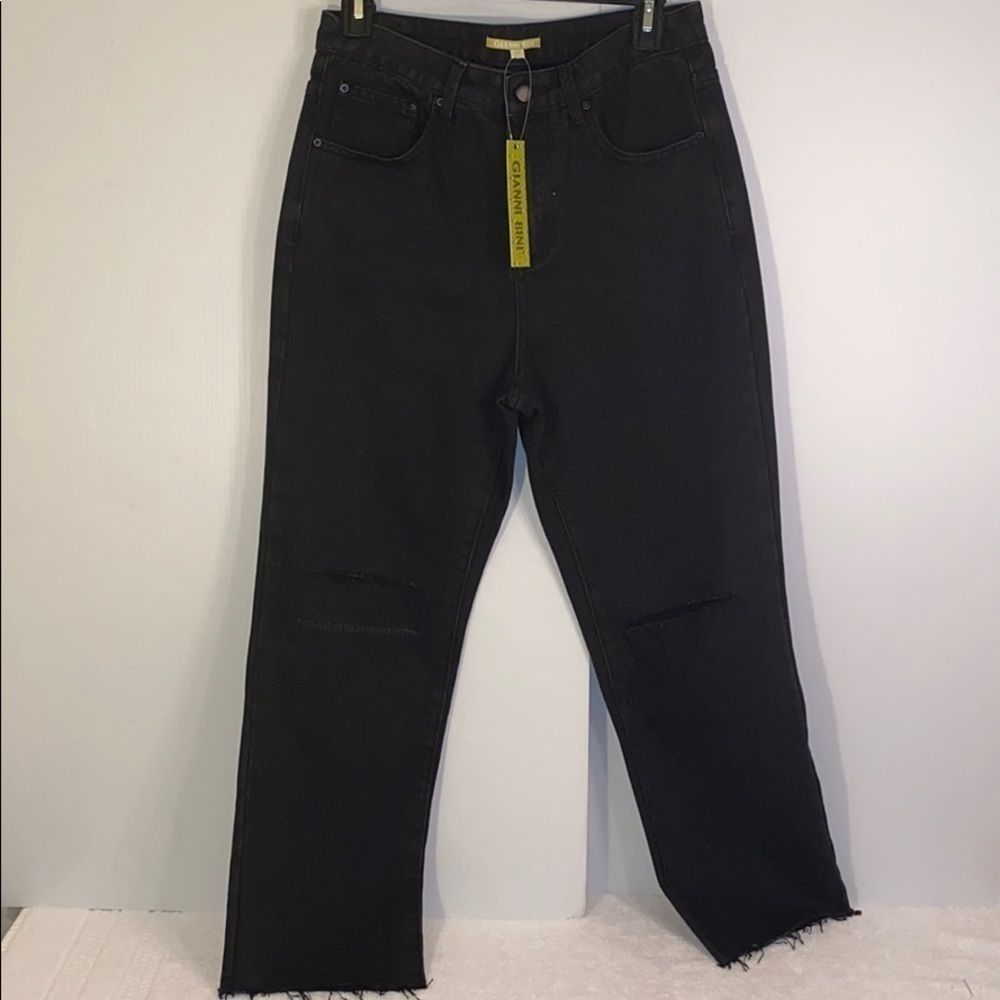 🆕Gianni Bini black ripped jeans 🌟Host Pick - Picture 3 of 9